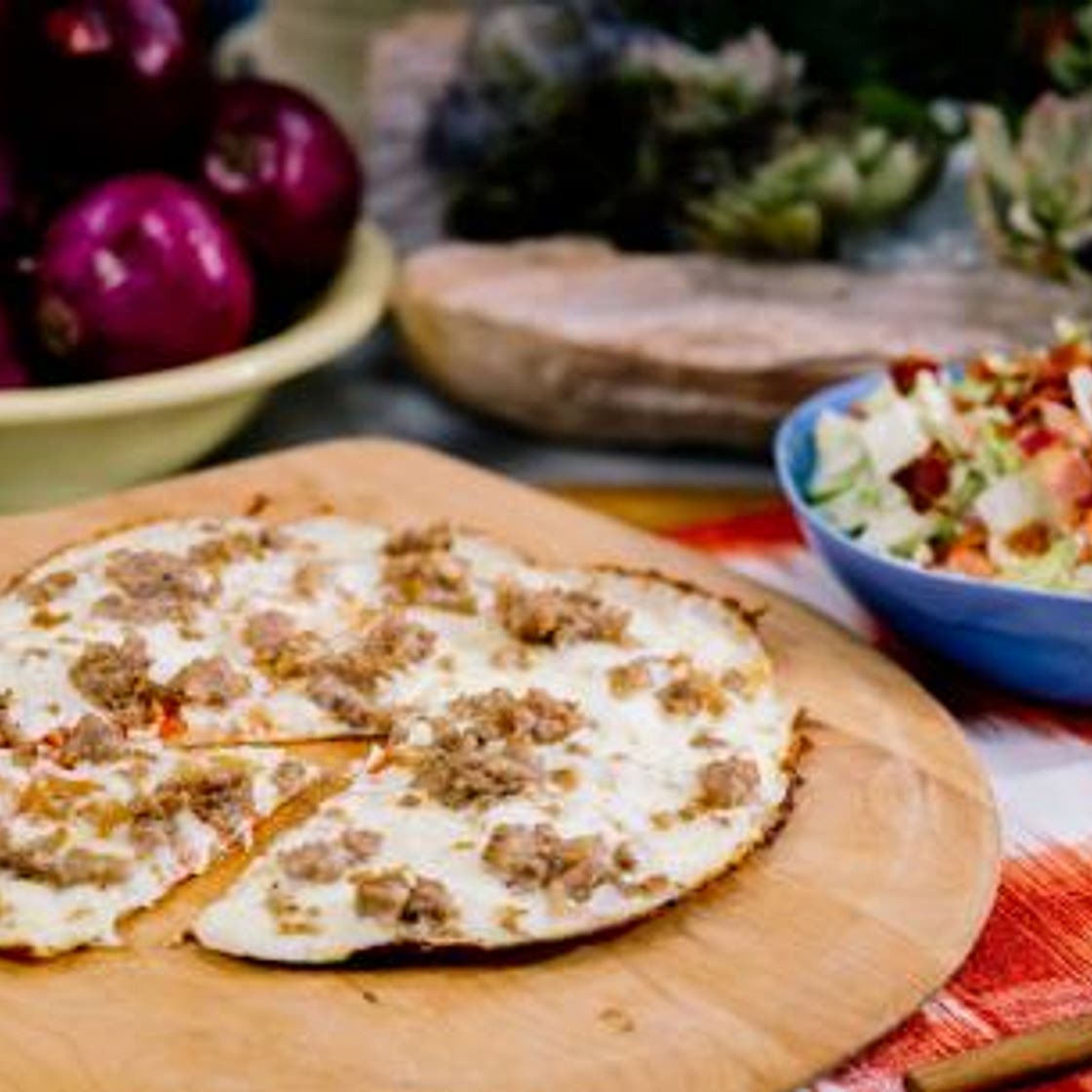 Crispy Tortilla Pizza