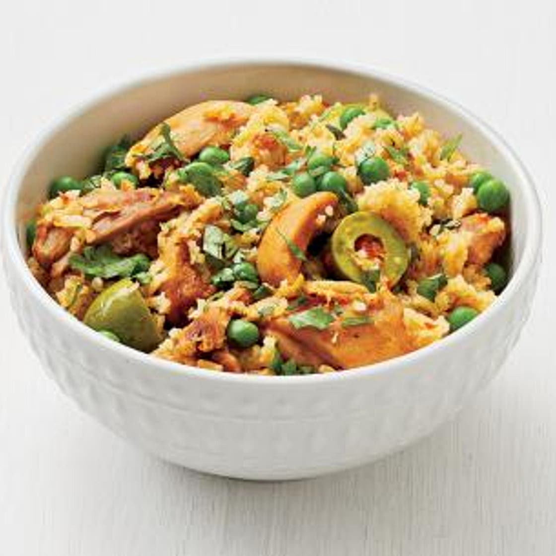 Instant Pot Chicken with Rice and Peas