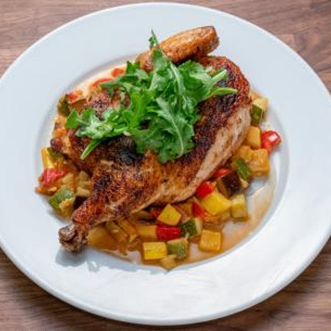 Chicken Under a Brick
