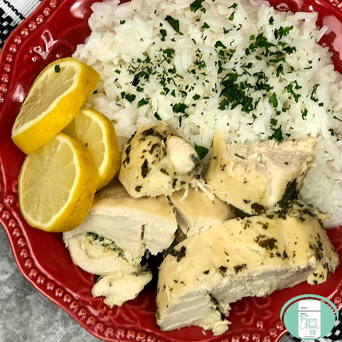 Lemon Garlic Chicken Dump Recipe(FREEZER MEAL)