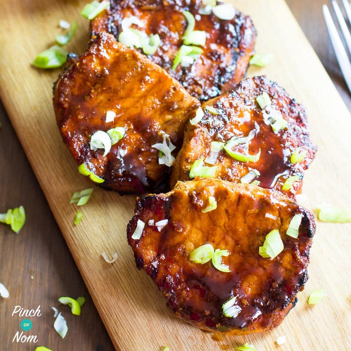 Sticky Chinese BBQ Pork | Slimming & Weight Watchers Friendly