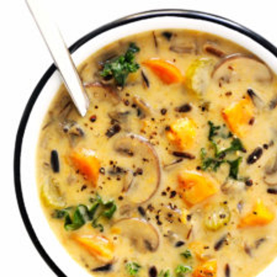 Cozy Autumn Wild Rice Soup