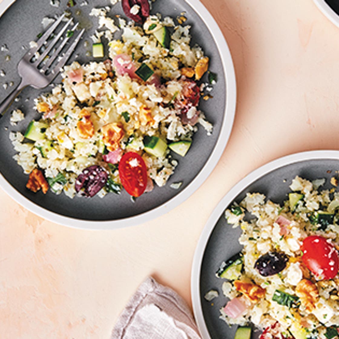 Keto Instant Pot Greek Cauliflower Rice