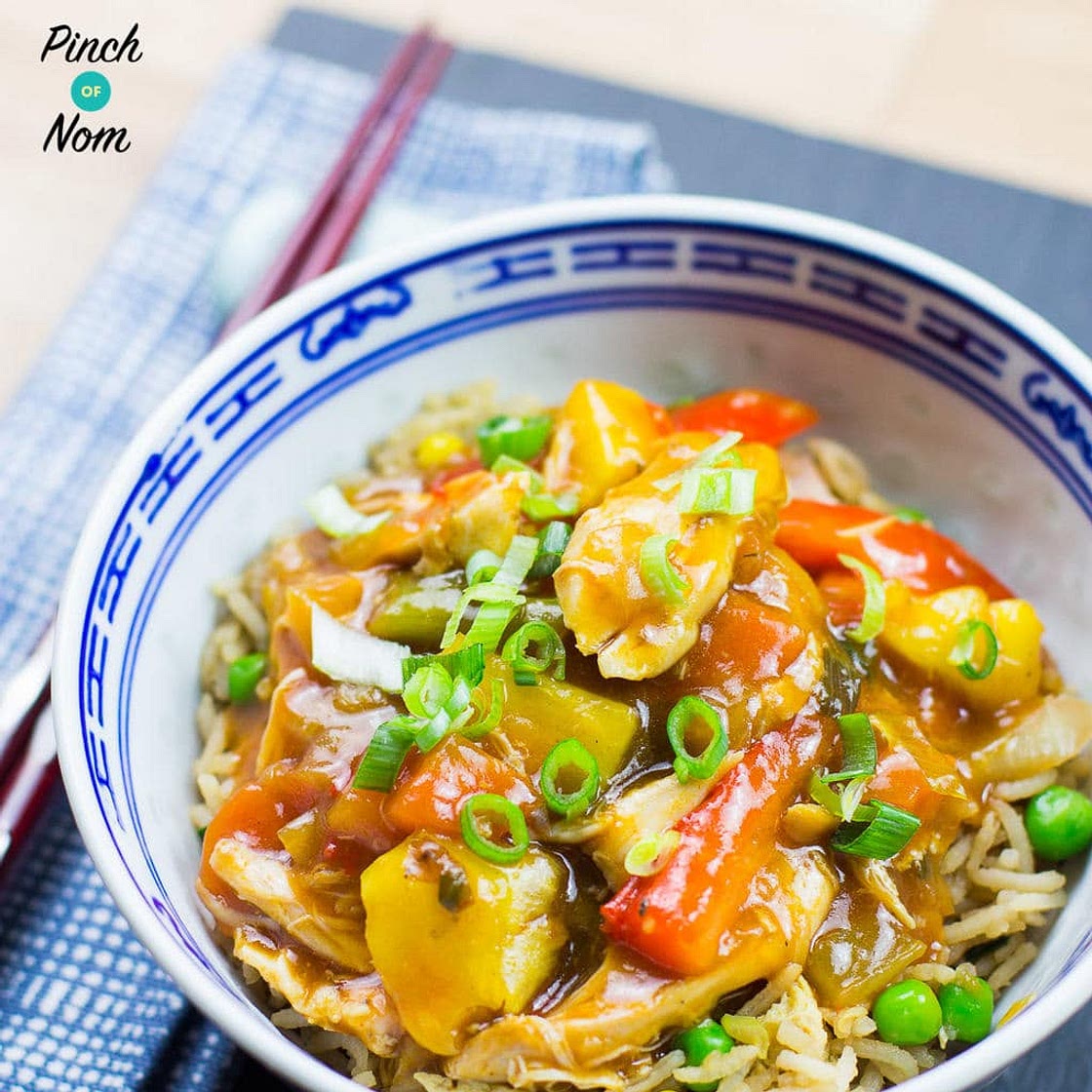 Slow Cooker Sweet And Sour Chicken | Slimming & Weight Watchers Friendly