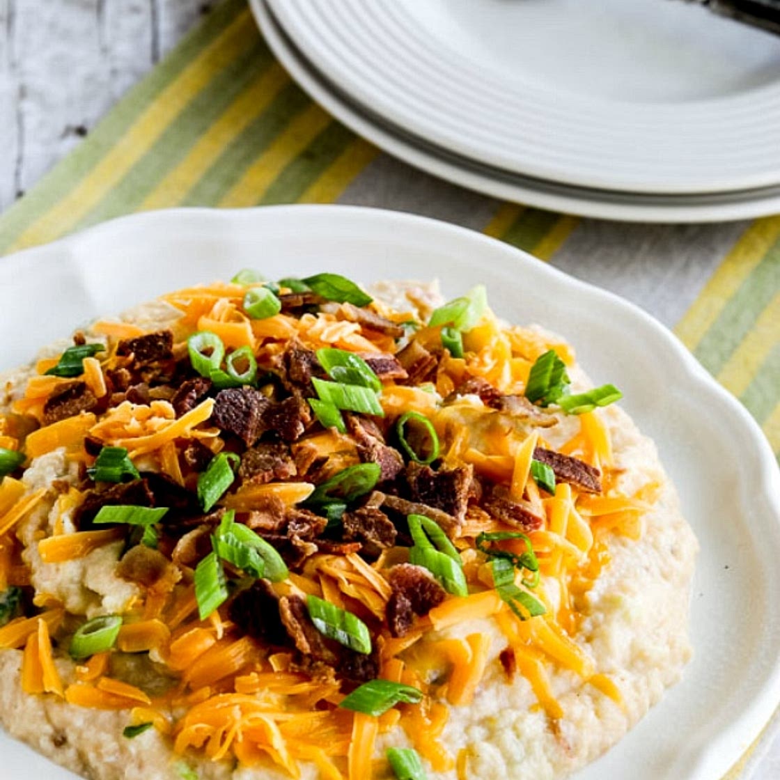 Loaded Cauliflower Mash