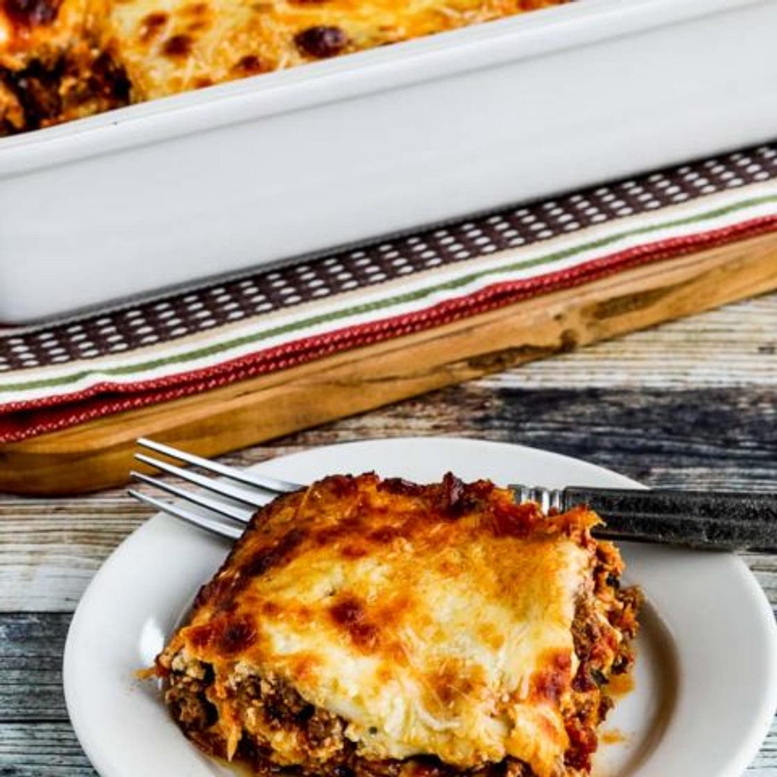 No-Noodle Lasagna with Sausage and Basil