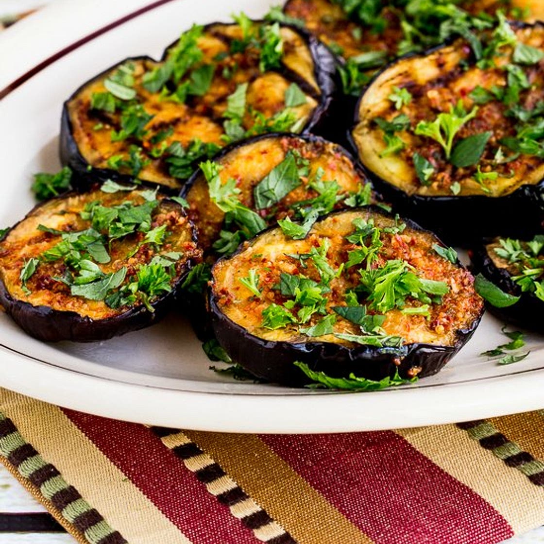 Spicy Grilled Eggplant