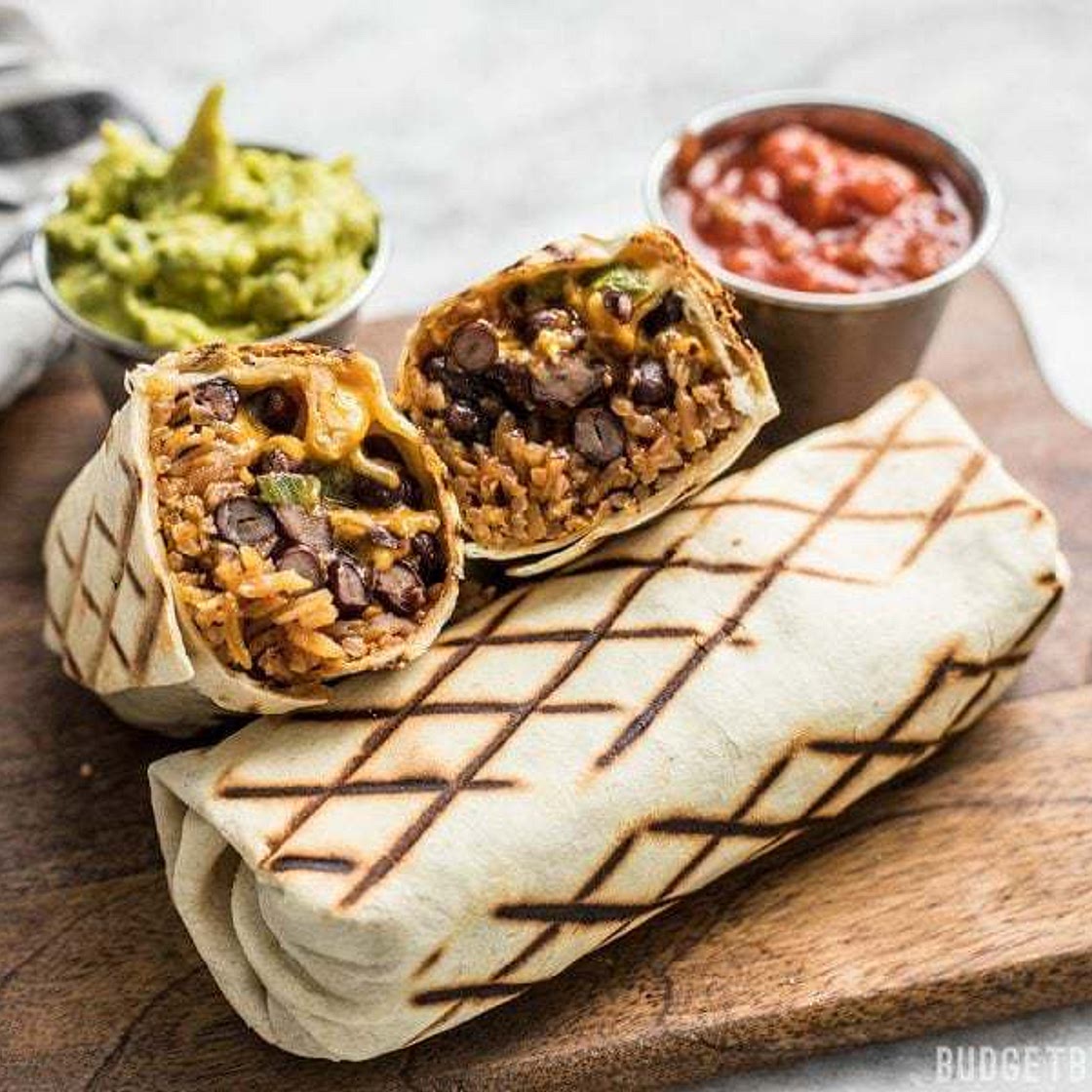 Make Ahead Bean and Cheese Burritos