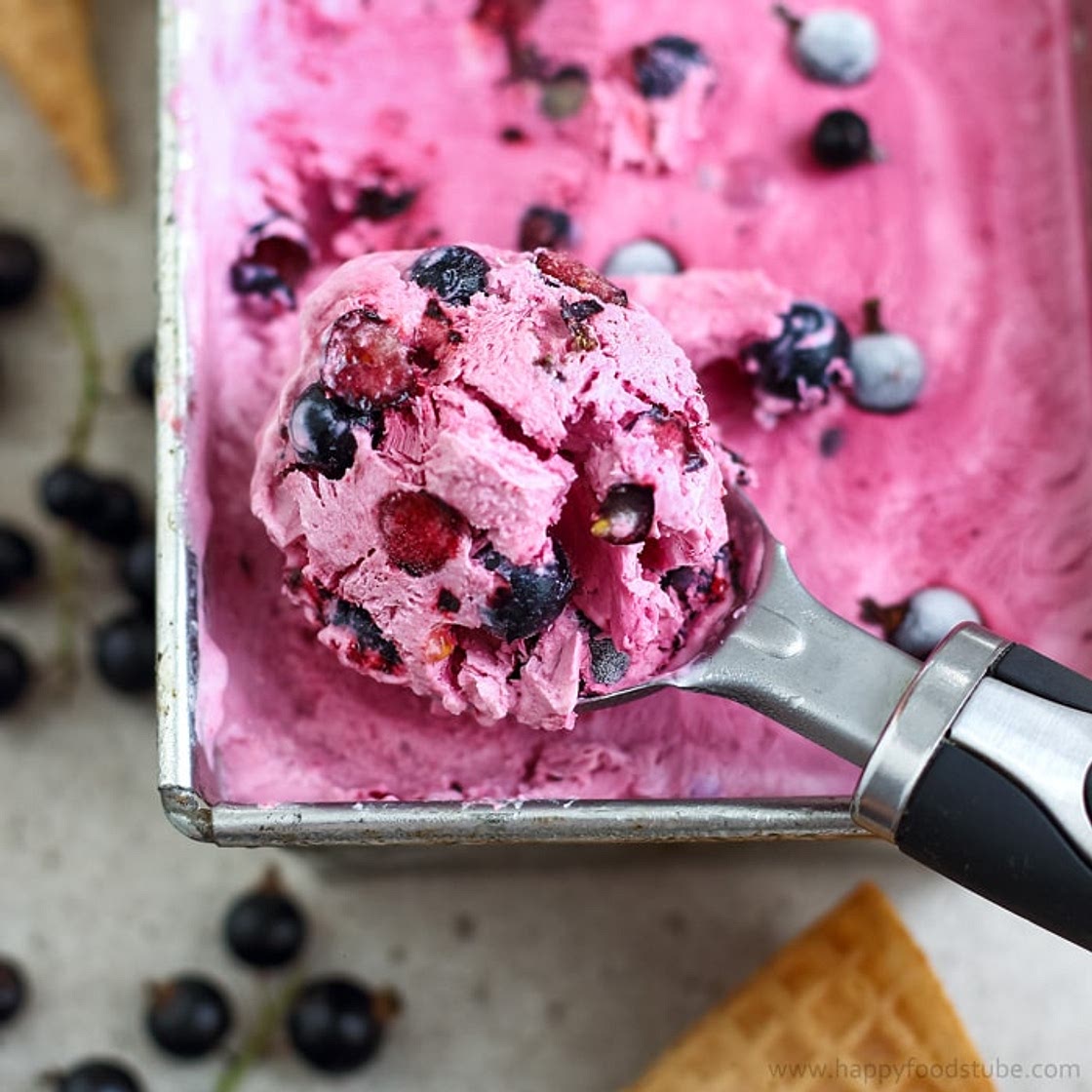 Blackcurrant Ice Cream