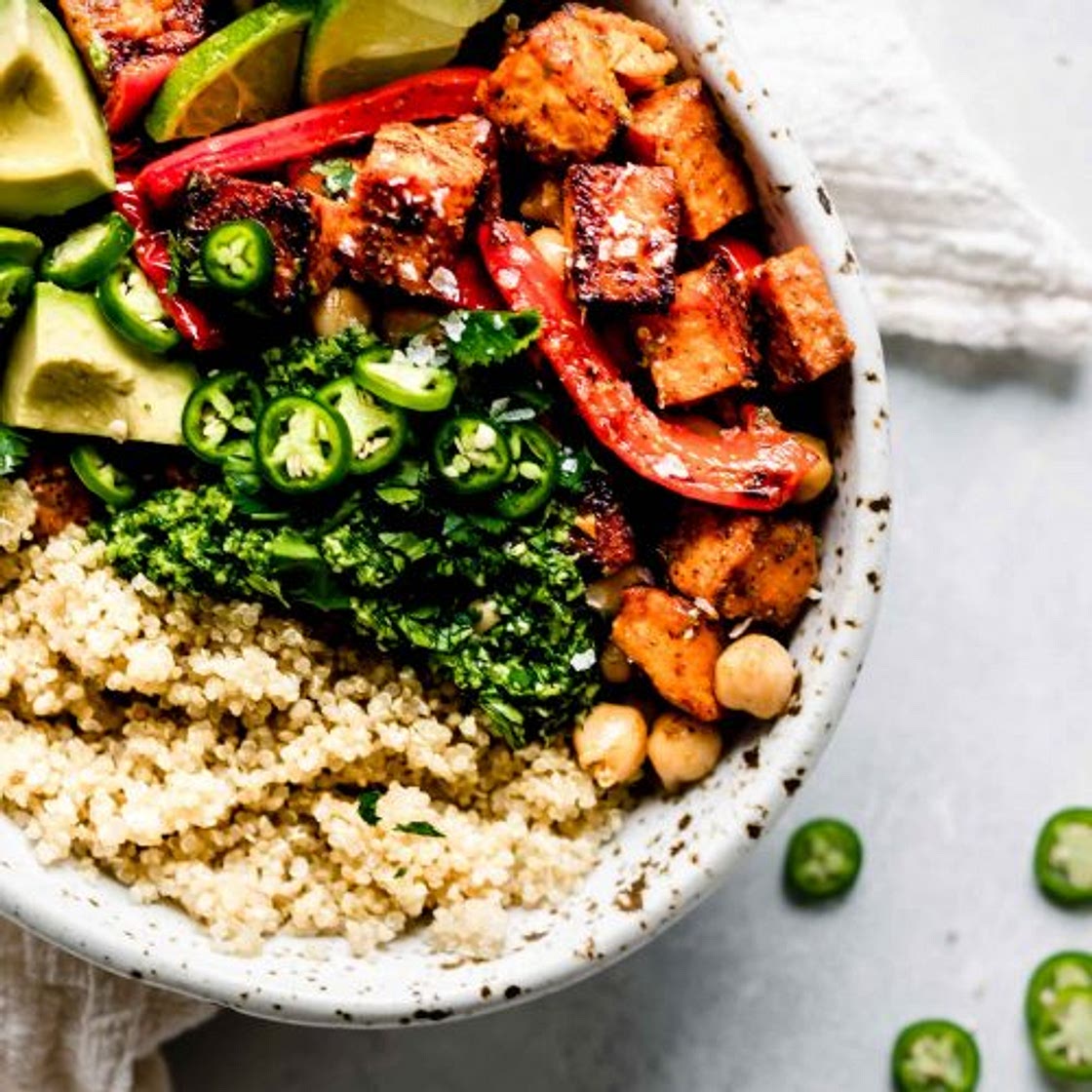 Sweet Potato & Chickpea Buddha Bowl