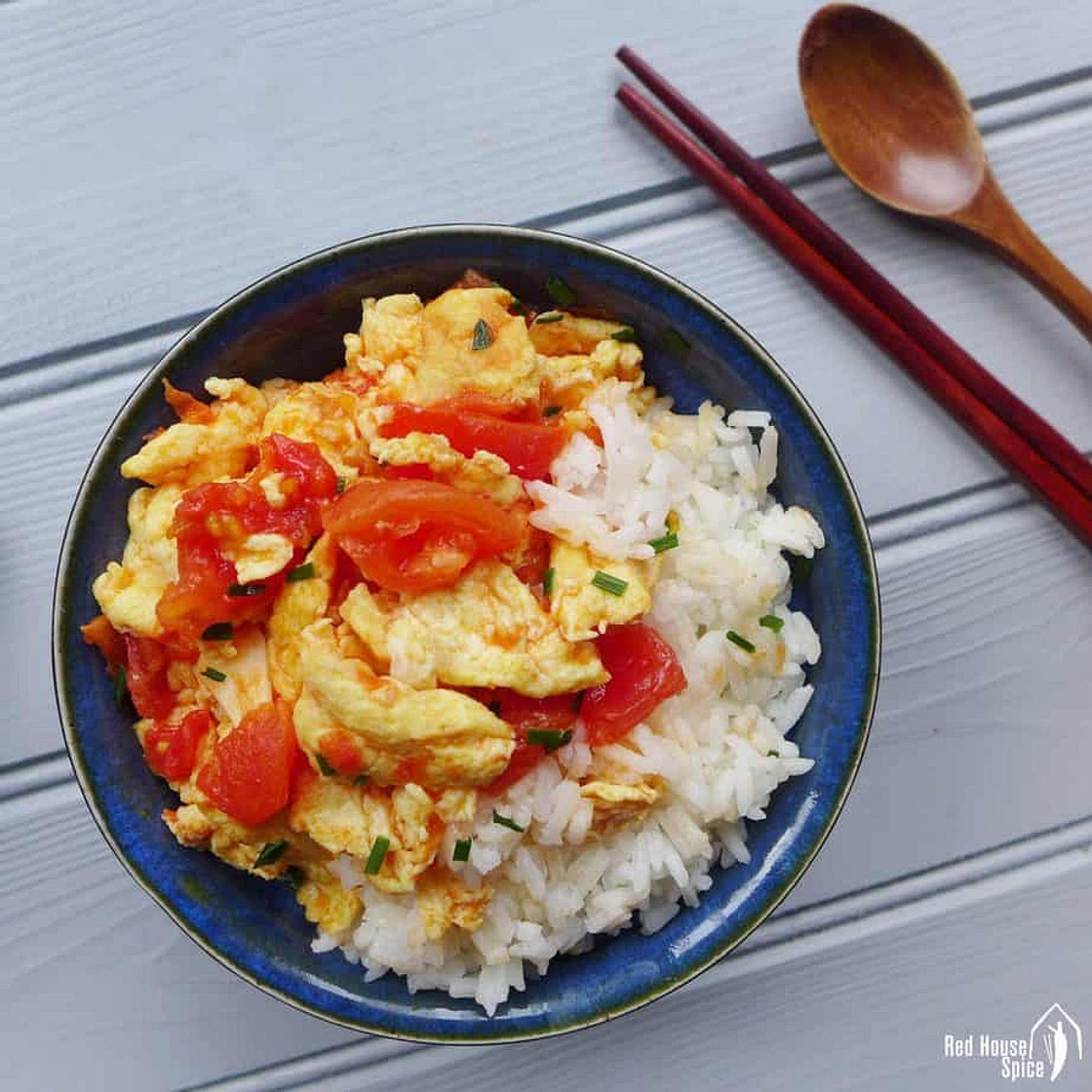 Tomato and egg stir-fry (番茄炒蛋)