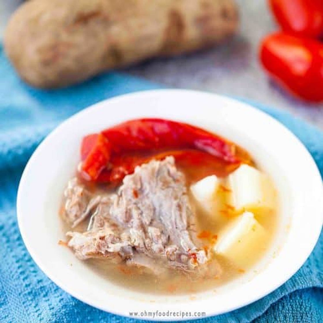 Tomato Potato Pork Bone Soup