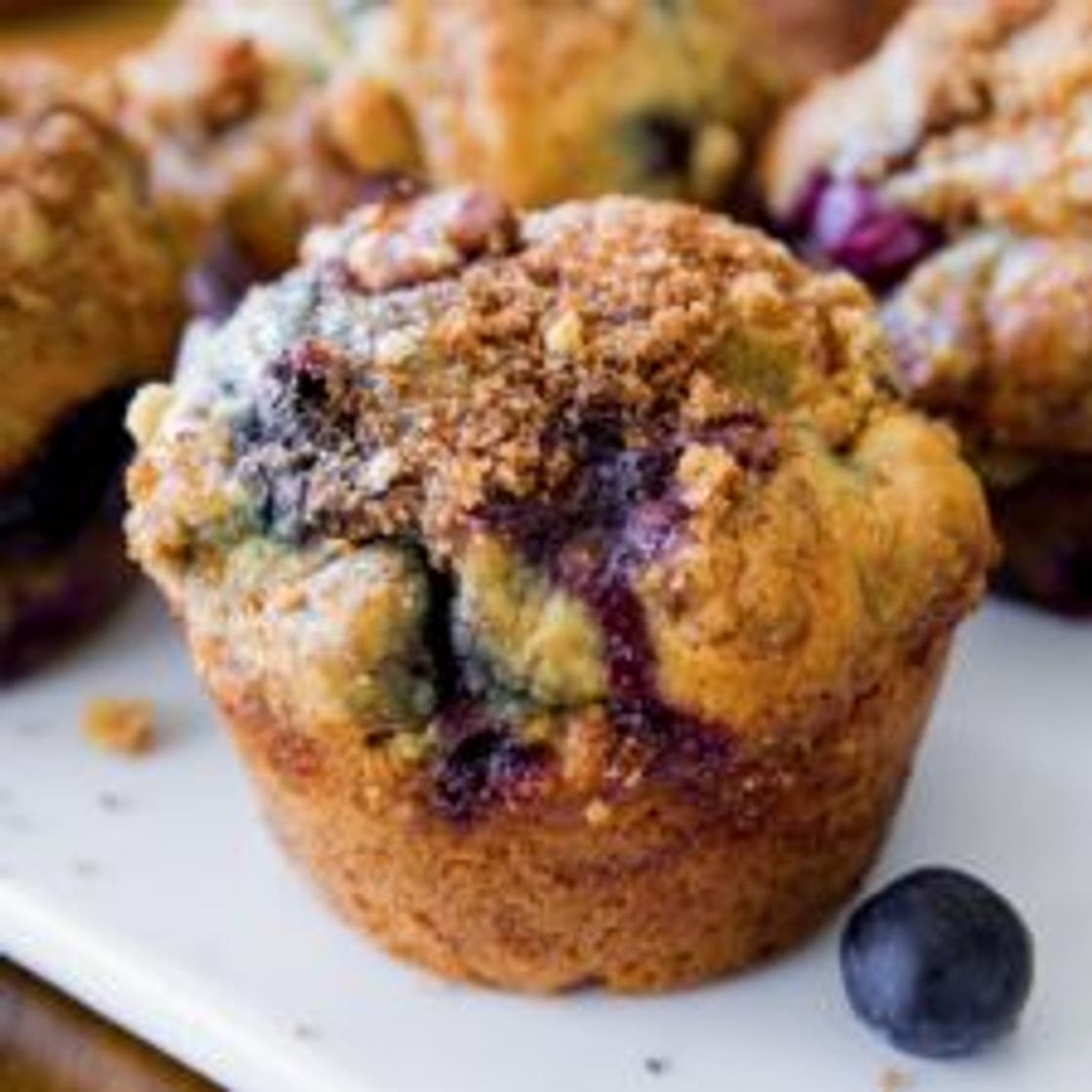 Best Blueberry Muffins with Streusel Topping