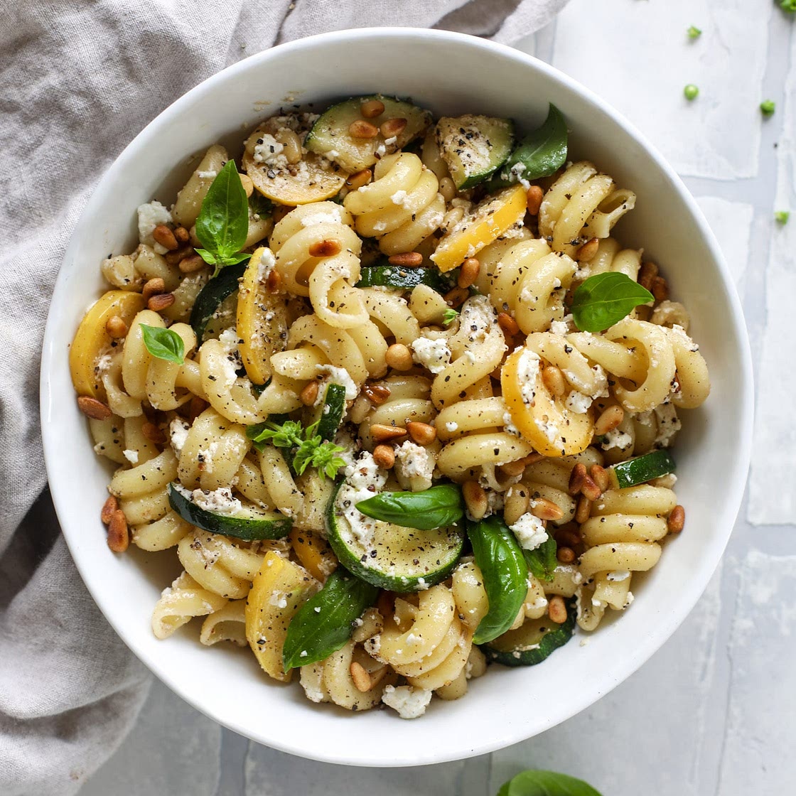 Summer Squash Pasta Skillet