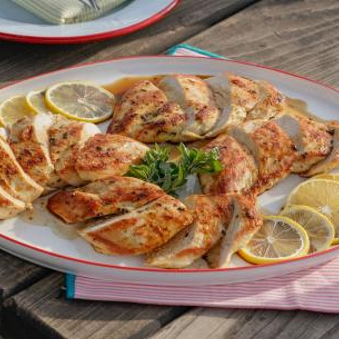 Lemon and Oregano Pounded Chicken