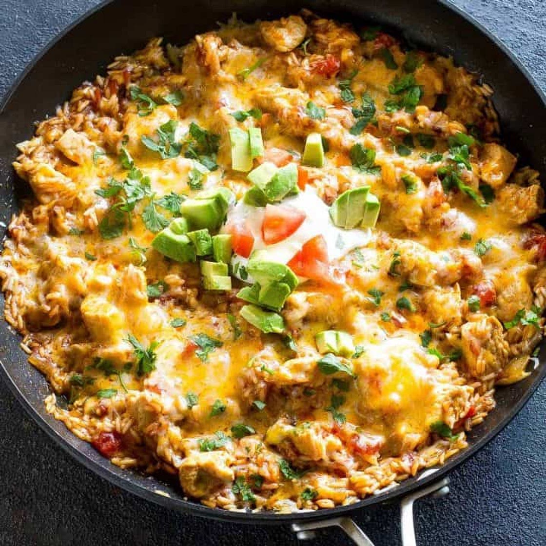 One Pan Mexican Chicken and Rice