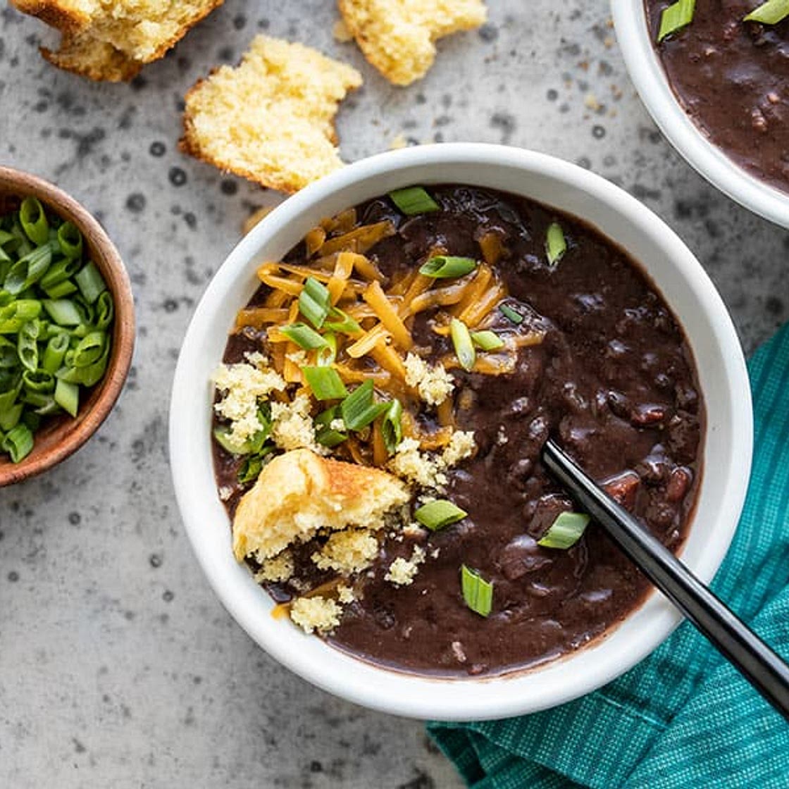 30-Minute Smoky Black Bean Soup