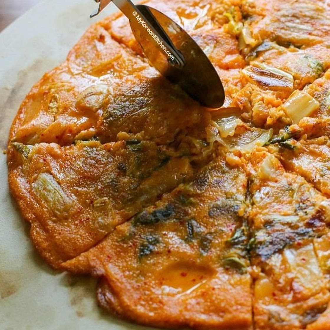 Kimchi Pancakes (Kimchi Buchimgae)