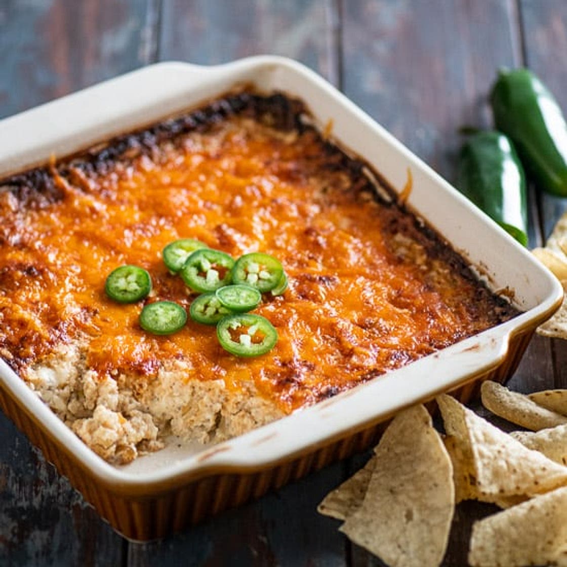 Keto Baked Jalapeno Popper Dip