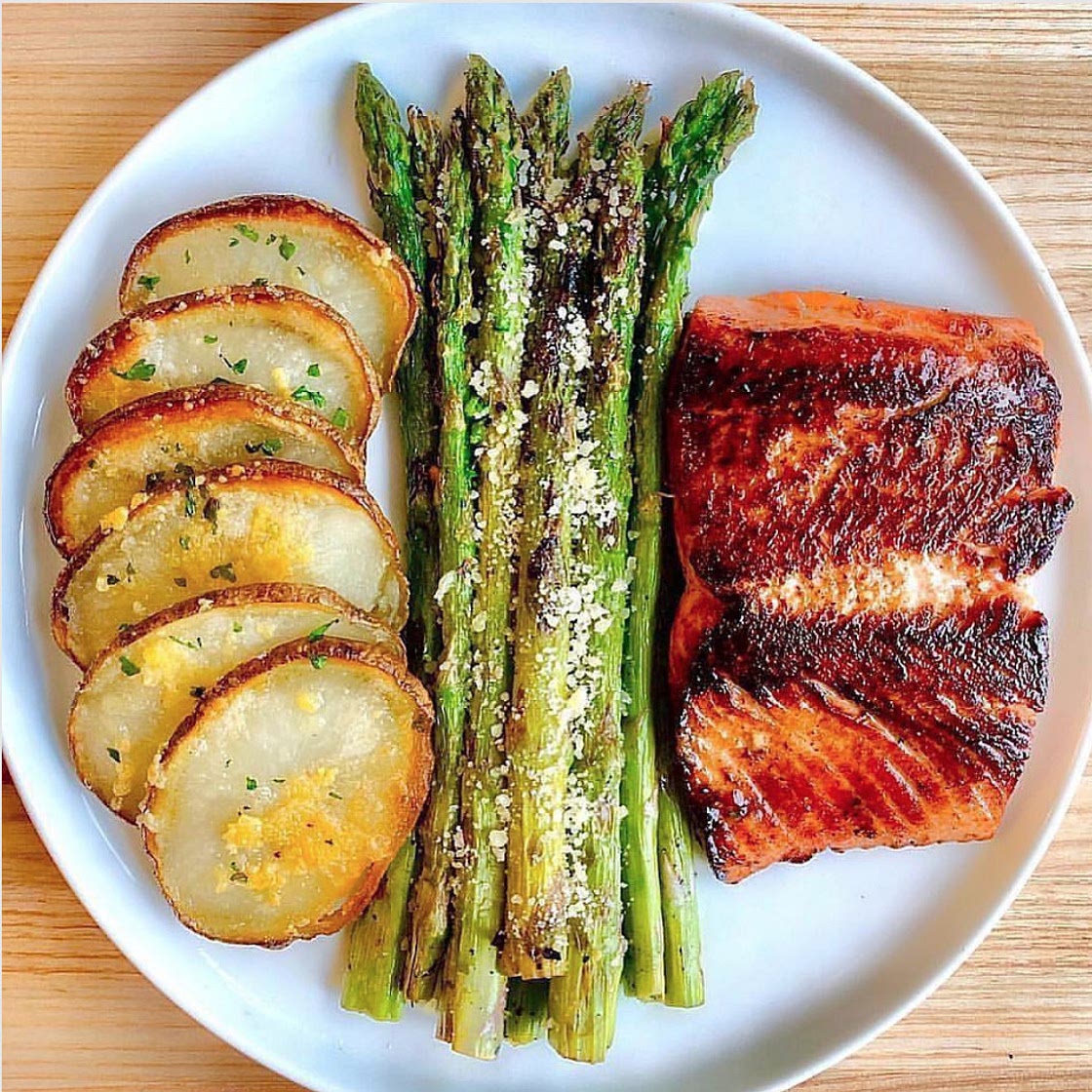 Crispy Honey Garlic Chipotle Salmon