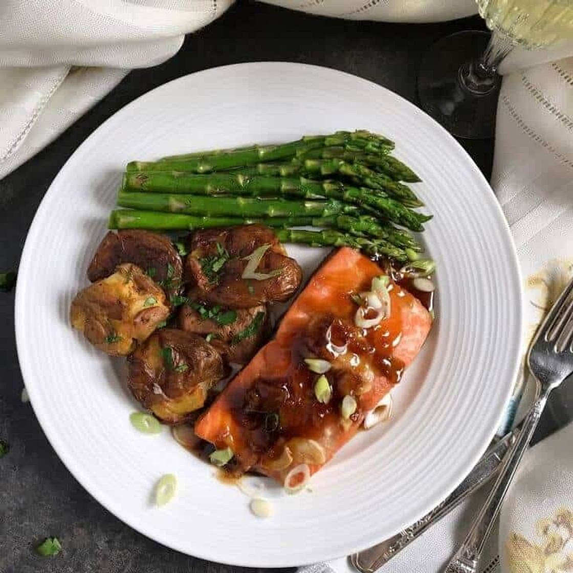 Soy Maple Glazed Salmon