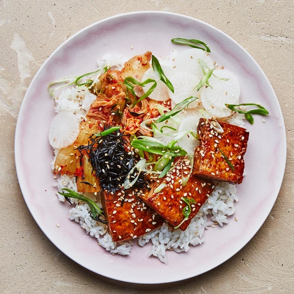 Crispy Tofu with Maple-Soy Glaze