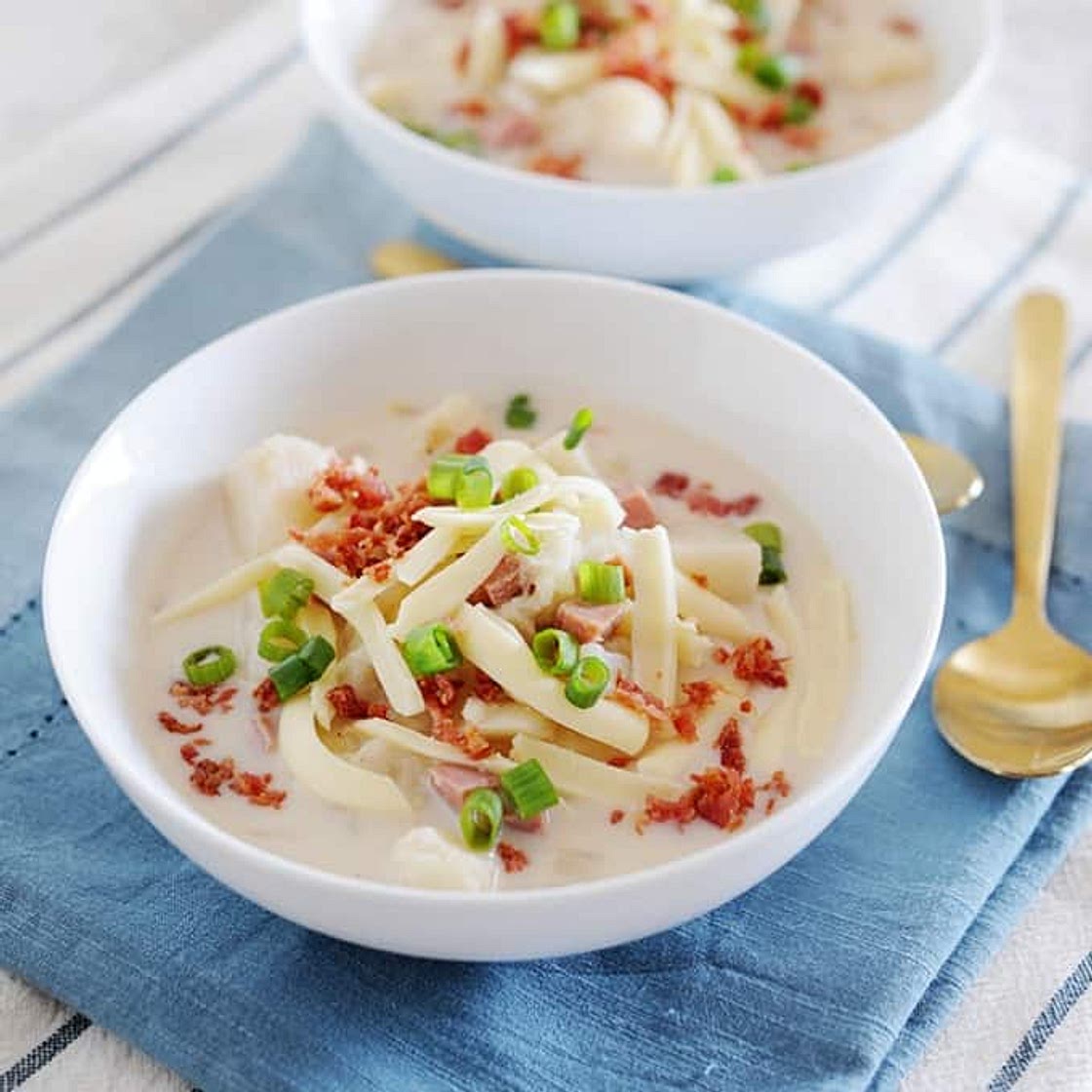 Slow Cooker Loaded Baked Potato Soup