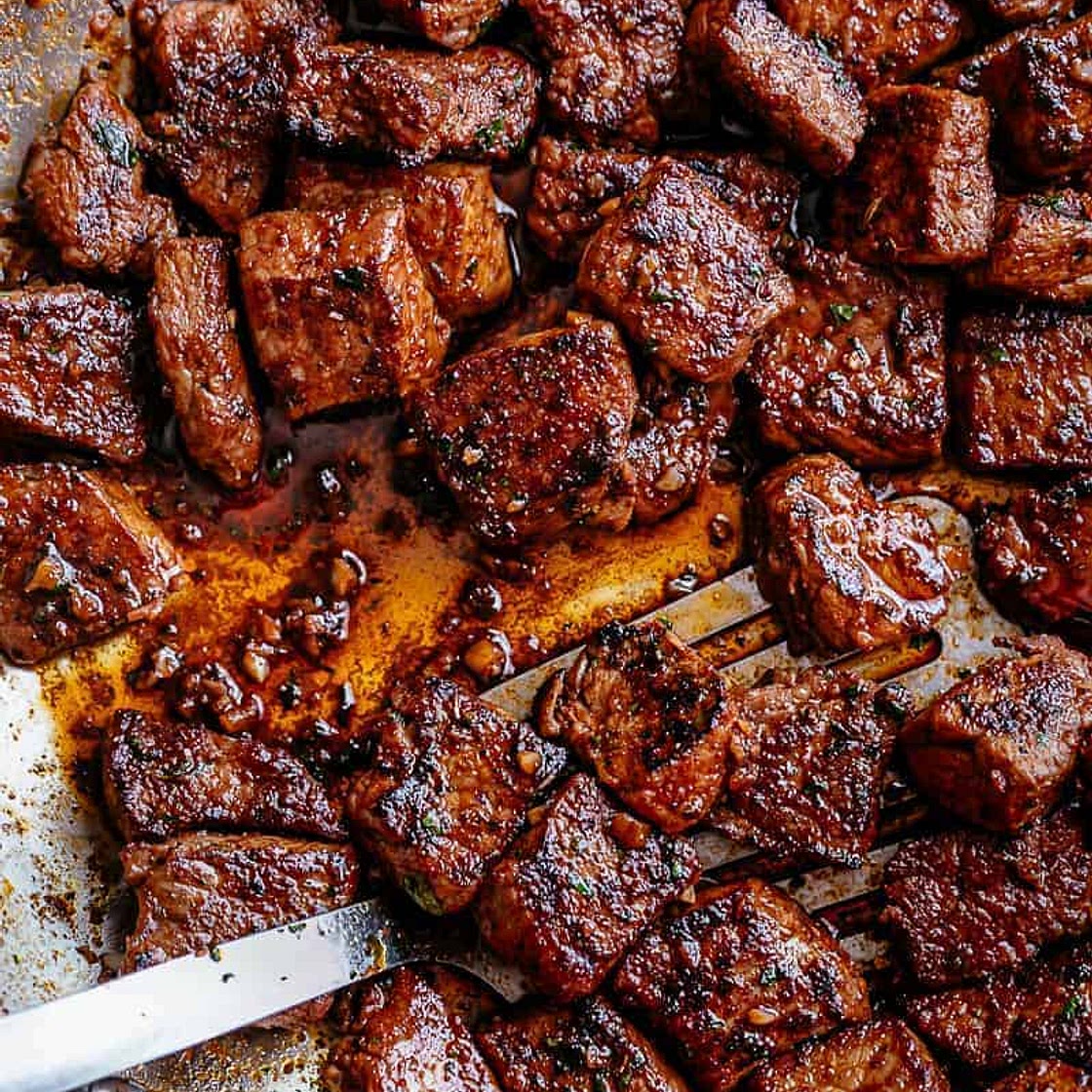 Cajun Butter Steak Bites