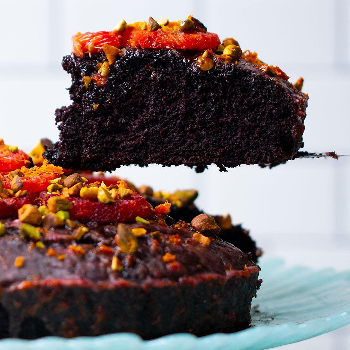 Blood Orange Chocolate Olive Oil Cake Recipe by Tasty