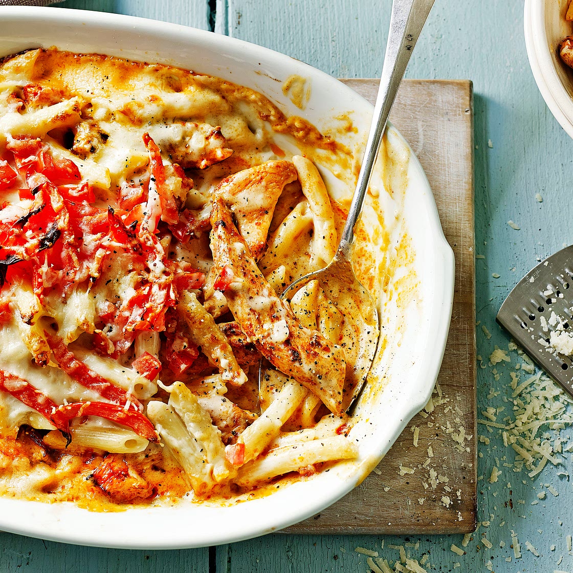 Chicken pasta bake