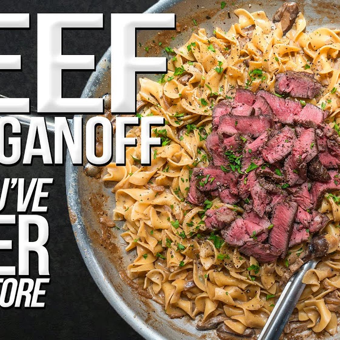 The Best Beef Stroganoff | SAM THE COOKING GUY 4K