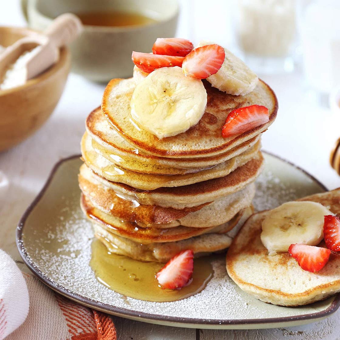 Three Ingredient Banana and Egg Pancakes