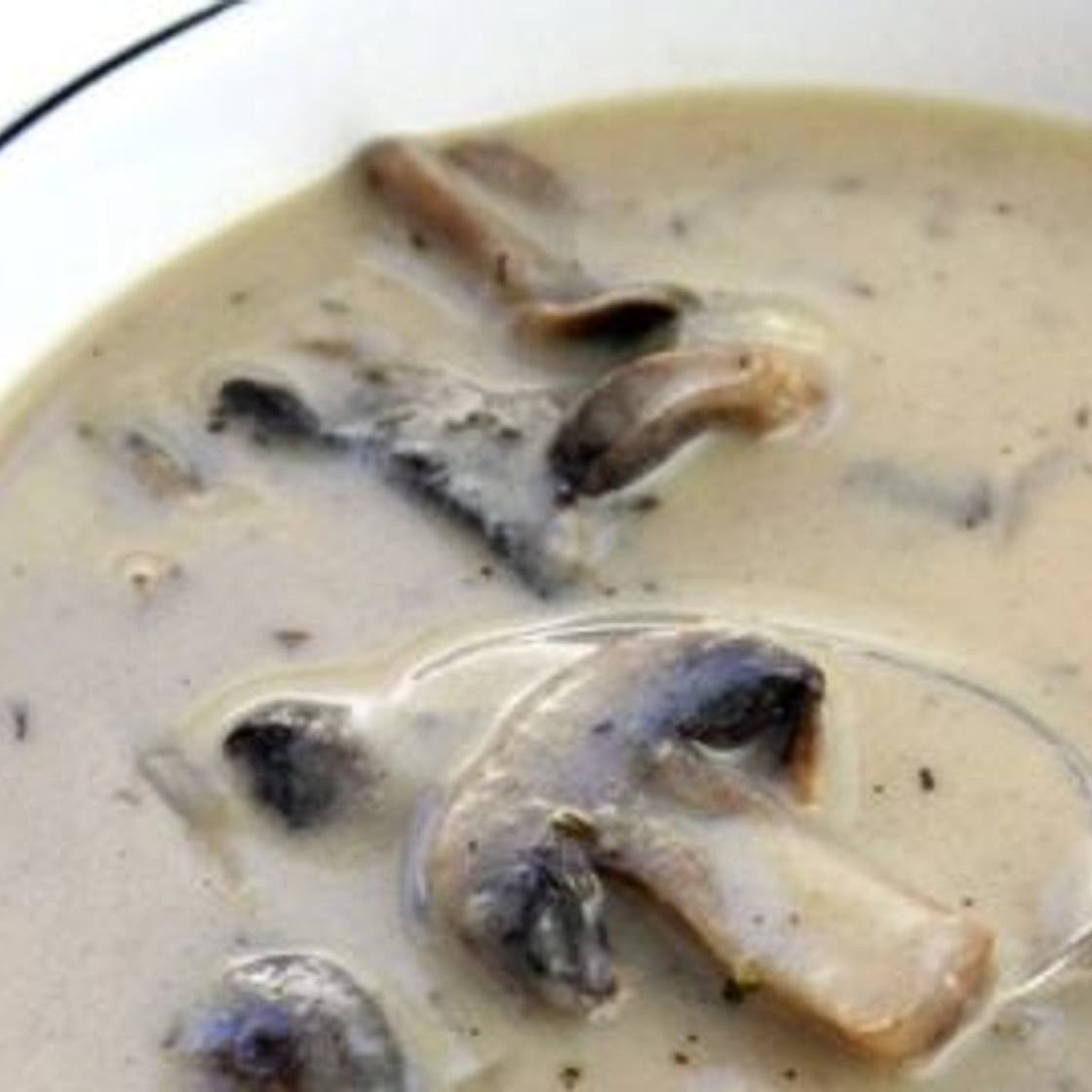 Vegan Cream of Mushroom Soup