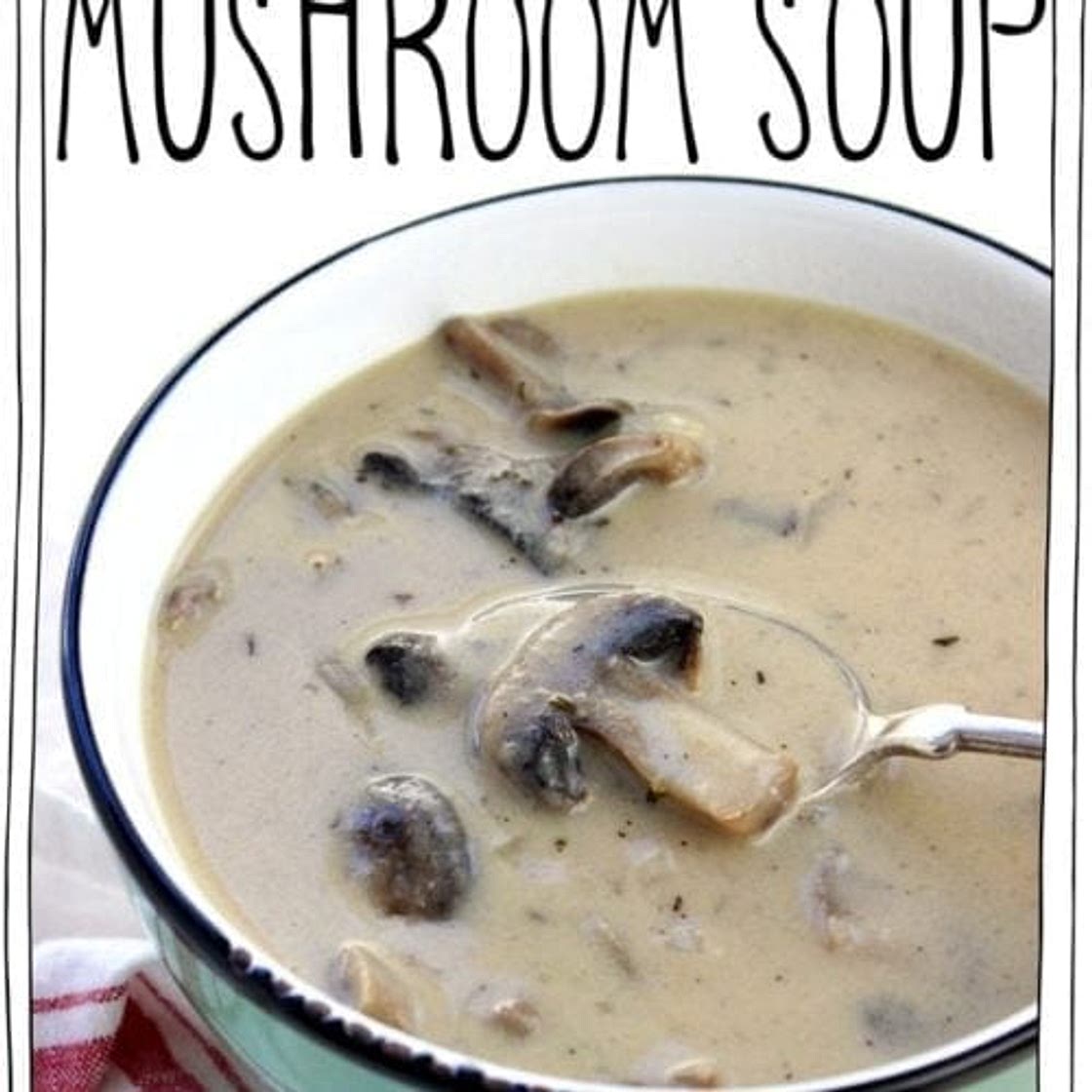 Vegan Cream of Mushroom Soup
