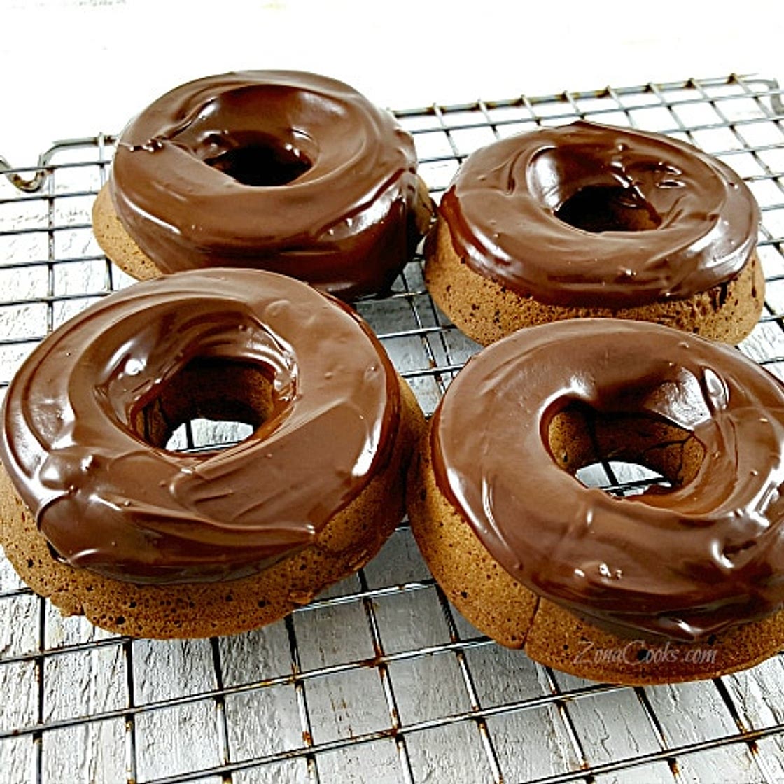 Baked Chocolate Chocolate Donuts – Small Batch