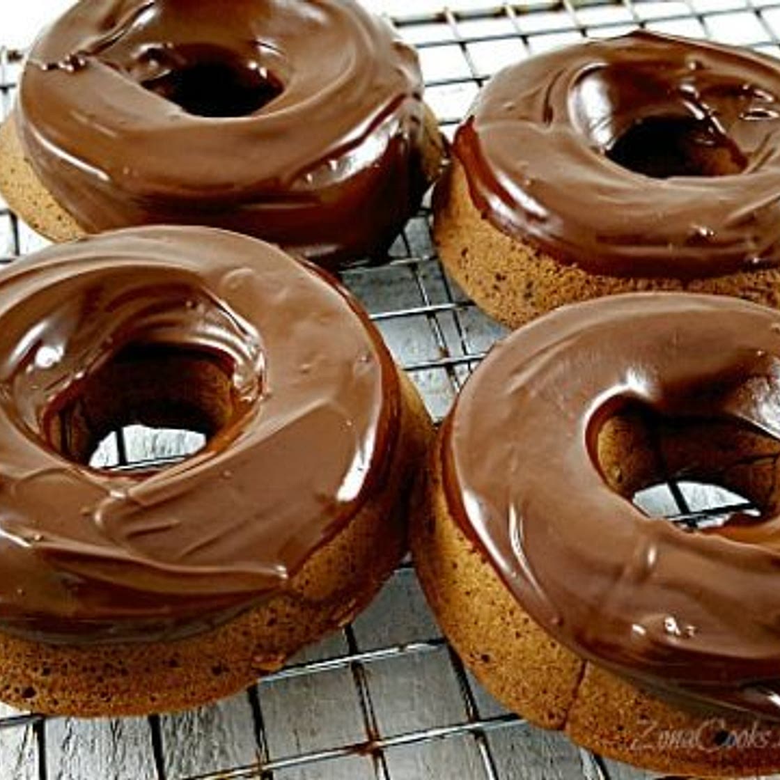 Baked Chocolate Chocolate Donuts – Small Batch