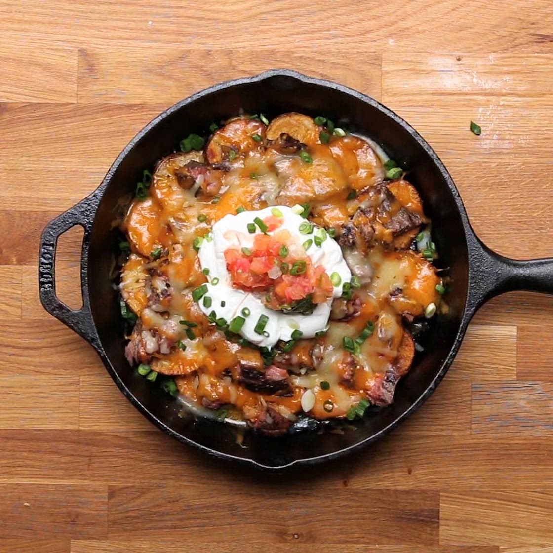 Steak And Potato Nachos Recipe by Tasty