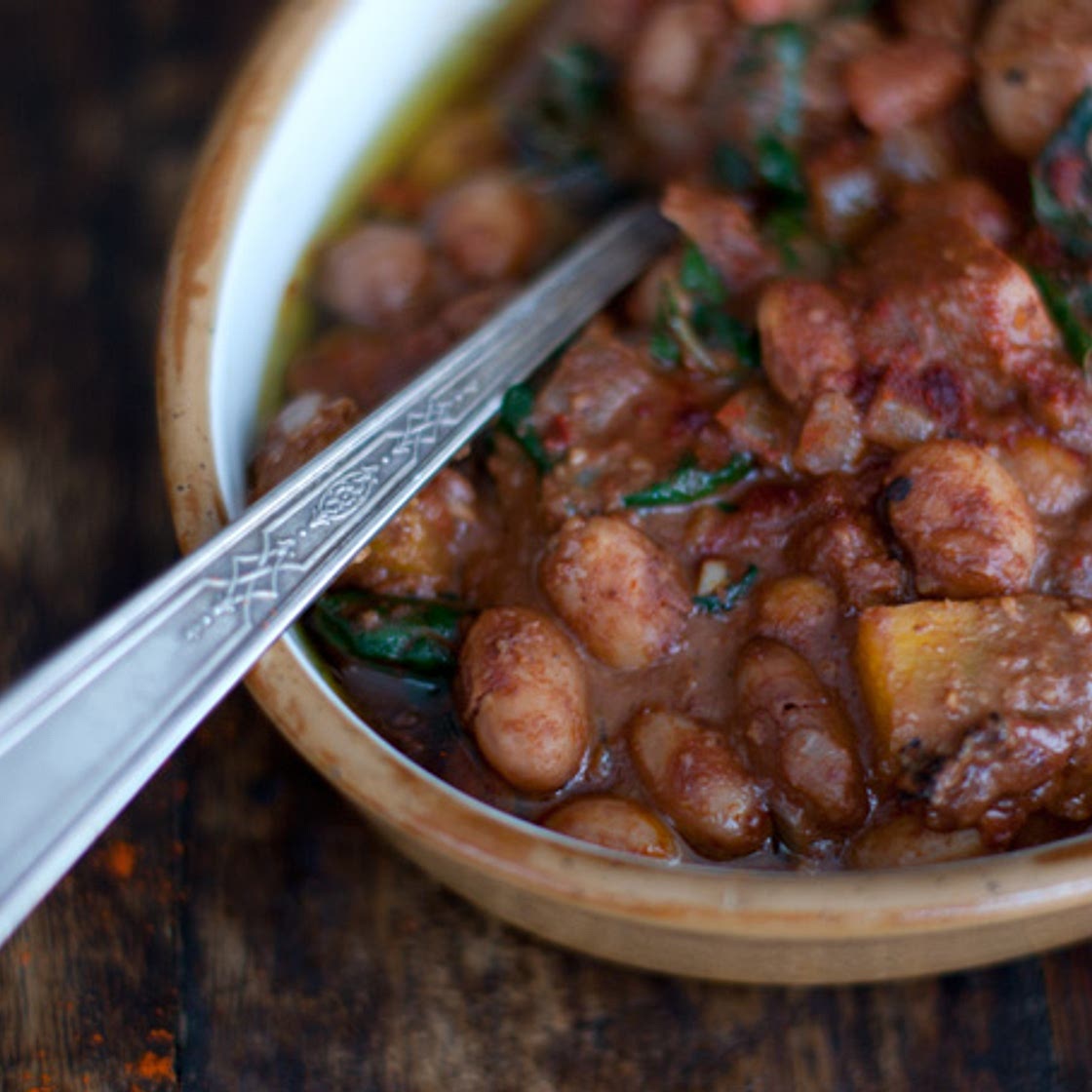 Borlotti Bean Mole with Roast Winter Squash
