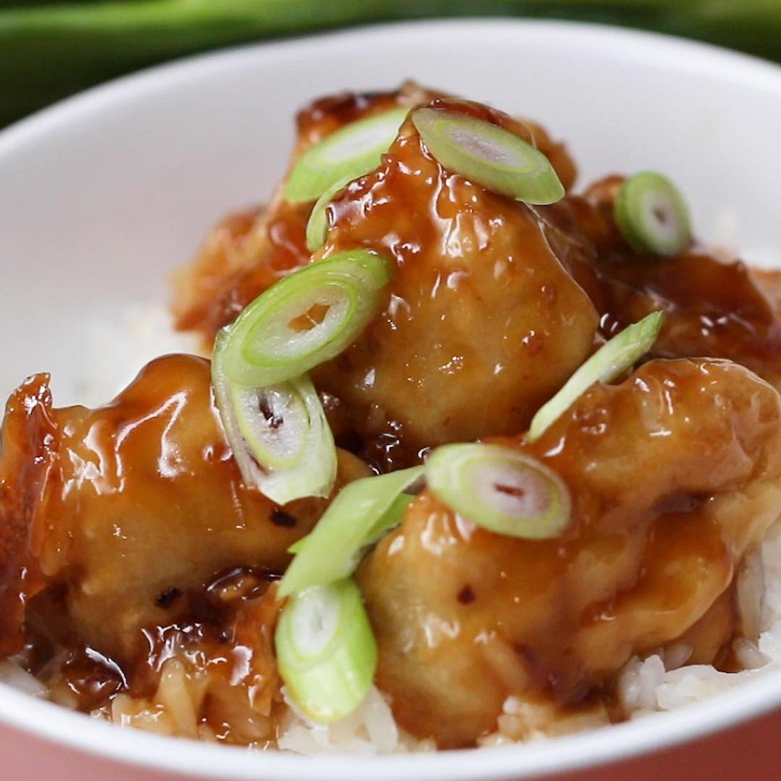 Orange Cauliflower “Chicken” Recipe by Tasty