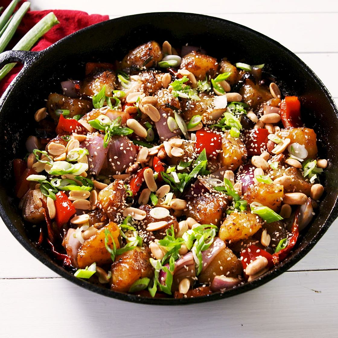 Kung Pao Chicken Meatballs