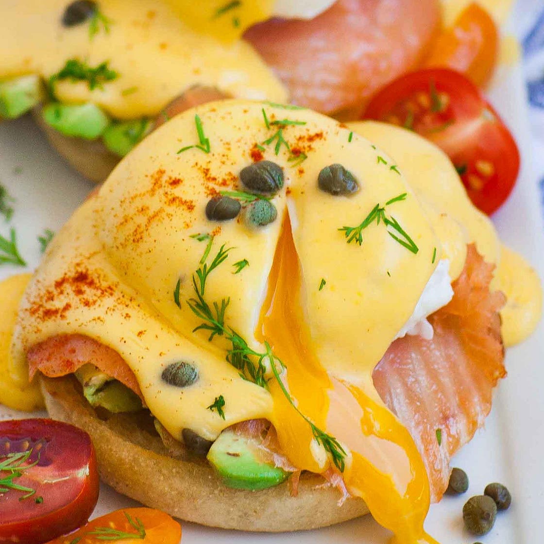 Smoked Salmon Eggs Benedict