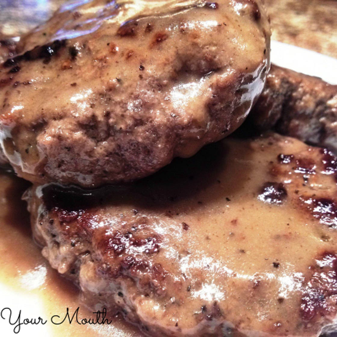 Hamburger Steaks with Brown Gravy