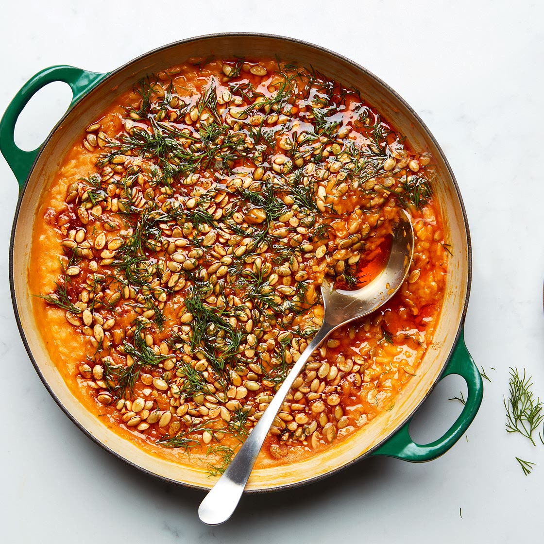 Creamy Squash Risotto With Toasted Pepitas