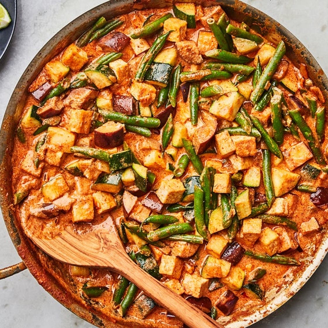 Tofu and Summer Vegetable Curry