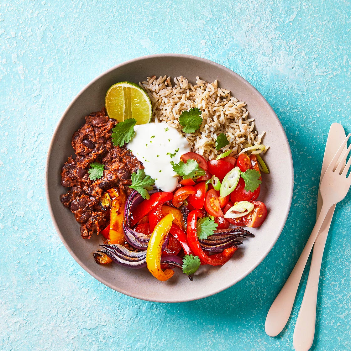 Brilliantly Balanced Veggie Burrito Bowl
