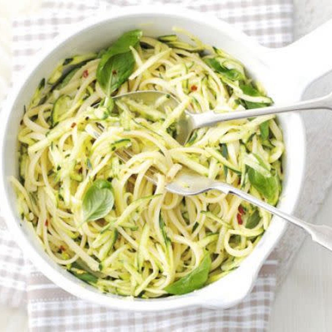 Pasta Courgettes