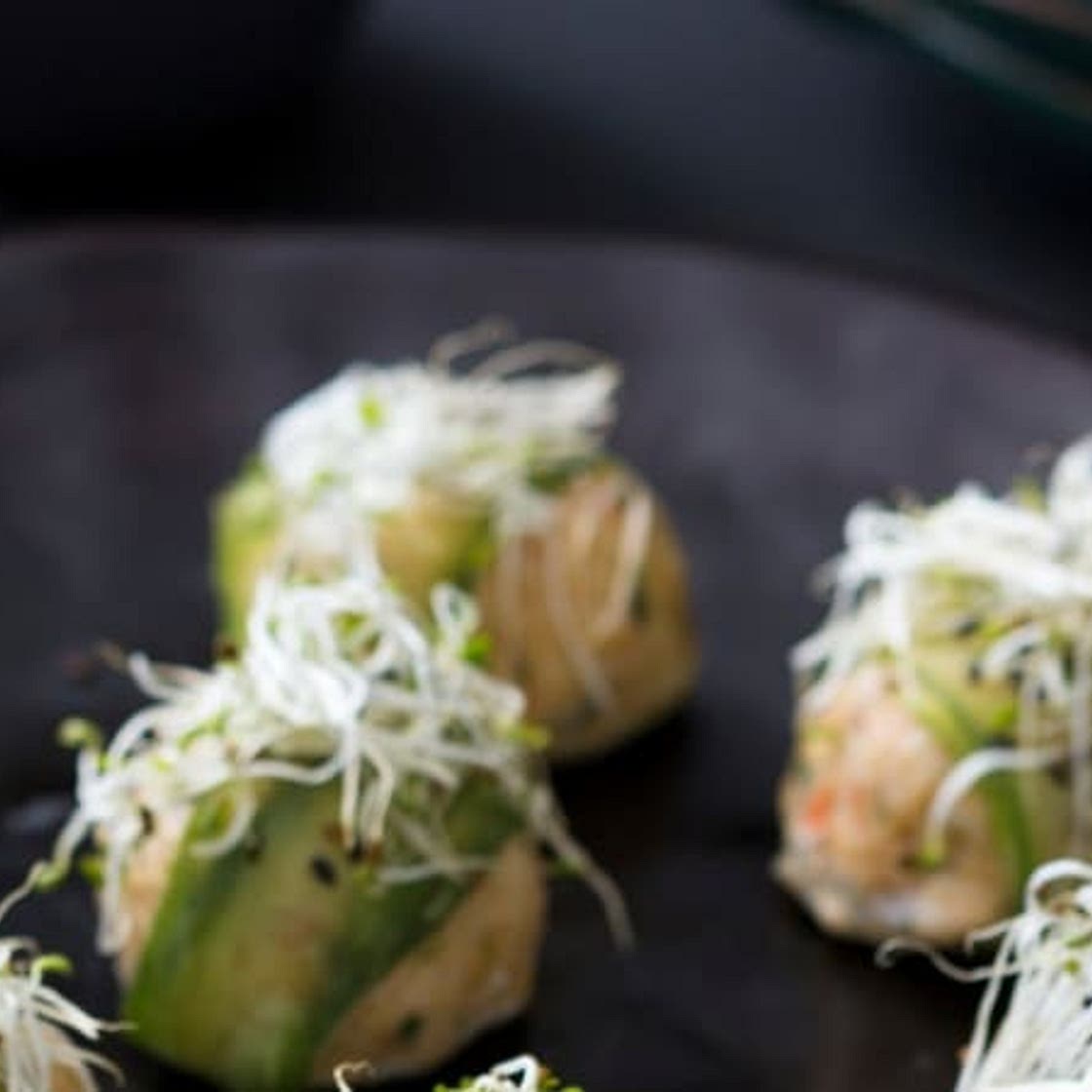 Thai chicken balls with sweet chilli dipping sauce