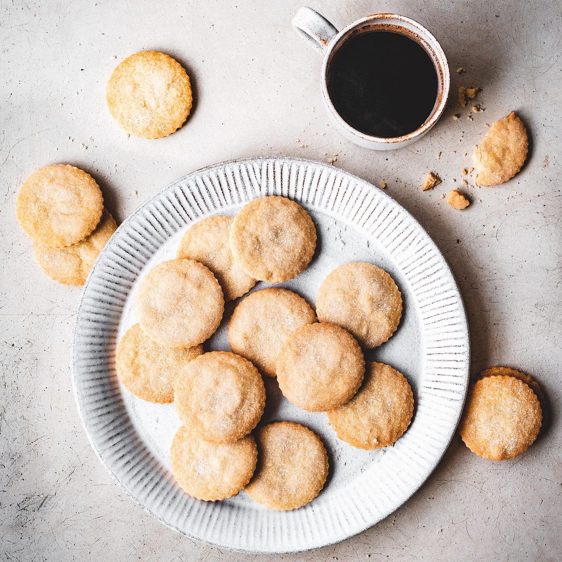 Vegan shortbread biscuits