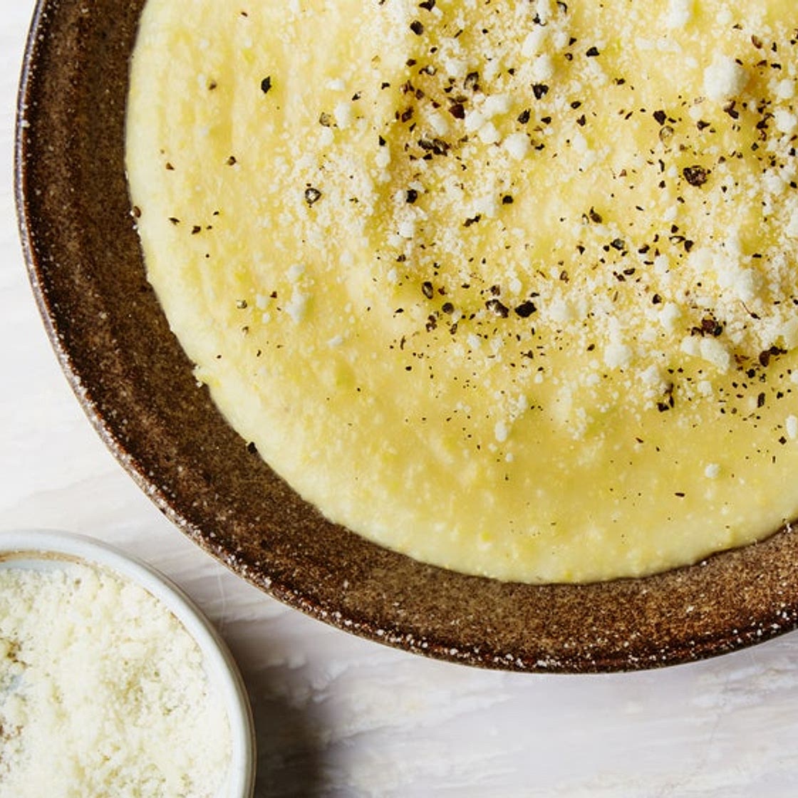 Instant Pot Polenta Cacio e Pepe
