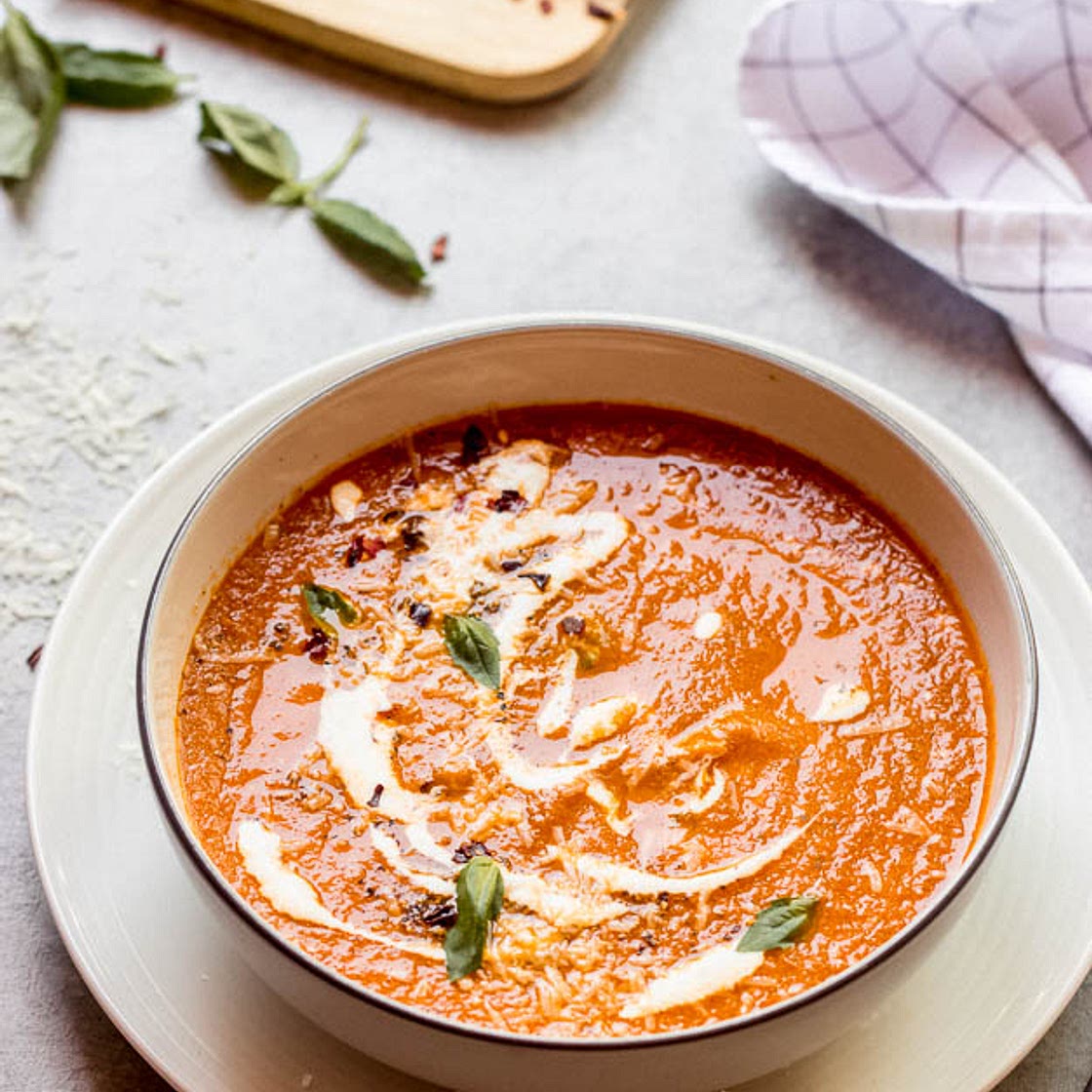 Ina Garten's Roasted Tomato Basil Soup